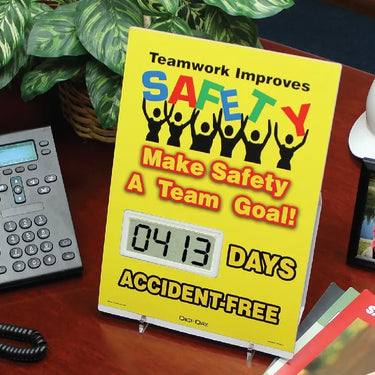 Magnetic Faces: Pride In Safety - _ Days Without A Lost Time Accident – Signs & Labels
