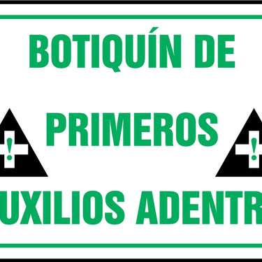 Safety Label: First Aid Kit Inside – Signs & Labels