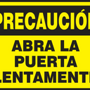 OSHA Caution Safety Sign: Open Door Slowly – Signs & Labels