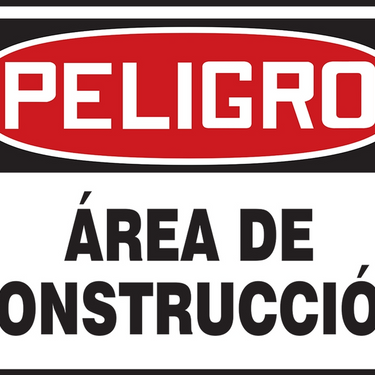 OSHA Danger Safety Sign: Construction Area – Signs & Labels