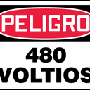 OSHA Danger Safety Sign: 480 Volts – Signs & Labels