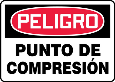 OSHA Danger Safety Sign: Pinch Point – Signs & Labels