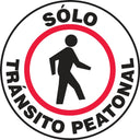 Floor Sign: Pedestrian Traffic Only (Graphic) – Signs & Labels