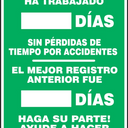 Write-A-Day Scoreboards: This Department Has Worked _ Days Without A Lost Time Accident - Previous Record – Lockout/Tagout
