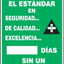 Write-A-Day Scoreboards: Setting The Standard (White on Green) – Lockout/Tagout