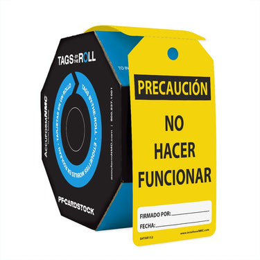 OSHA Caution Tags By-The-Roll: Do Not Operate – Lockout/Tagout