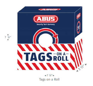 ABUS Tags On A Roll - Do Not Operate (Red) – Lockout/Tagout