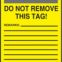 OSHA Caution Safety Tag: Equipment Needs Repair – Lockout/Tagout