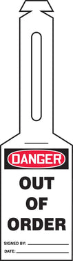 OSHA Danger Safety Tag: Out Of Order - Loop 'n Strap – Lockout/Tagout