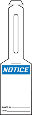 OSHA Notice Safety Tag: Blank - Loop 'n Strap – Lockout/Tagout
