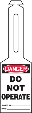 OSHA Danger Safety Tag: Do Not Operate - Loop 'n Strap – Lockout/Tagout