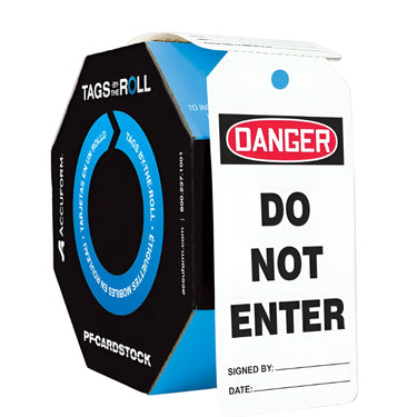 OSHA Danger Tags By-The-Roll: Do Not Enter – Lockout/Tagout