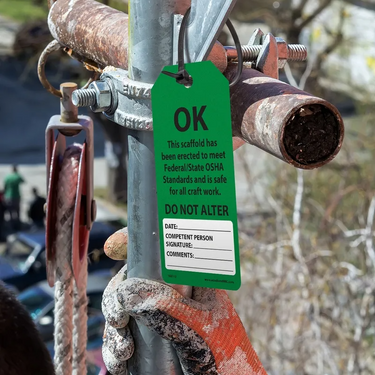Safety Tags By-The-Roll: Ok Do Not Alter – Lockout/Tagout
