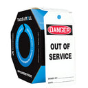 OSHA Danger Tags By-The-Roll: Out Of Service – Lockout/Tagout