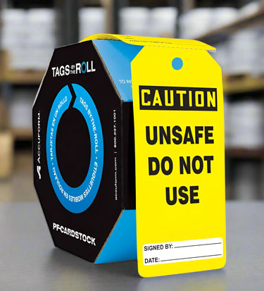 OSHA Caution Tags By-The-Roll: Unsafe Do Not Use – Lockout/Tagout