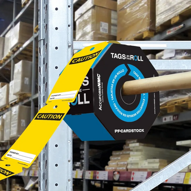 OSHA Caution Tags By-The-Roll: Blank – Lockout/Tagout