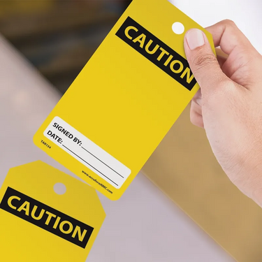 OSHA Caution Tags By-The-Roll: Blank – Lockout/Tagout