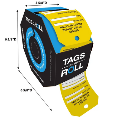 Tags By-The-Roll: Danger - Do Not Operate - Energy Isolation – Lockout/Tagout