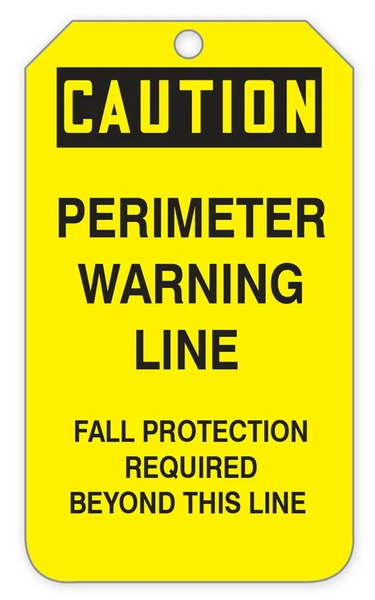 OSHA Caution Tags By-The-Roll: Perimeter Warning Line – Lockout/Tagout