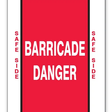 Tags By-The-Roll: Barricade Hazard Tag – Lockout/Tagout