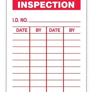 Tags By-The-Roll: Ladder Inspection and Record – Lockout/Tagout