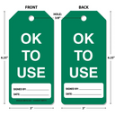 Tags By-The-Roll: OK To Use – Lockout/Tagout