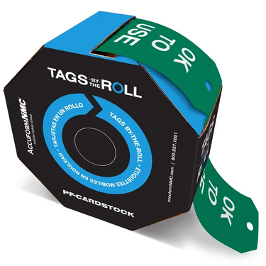 Tags By-The-Roll: OK To Use – Lockout/Tagout
