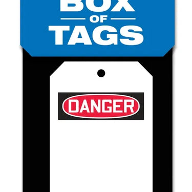 Box of Tags: OSHA Danger (Blank) – Lockout/Tagout