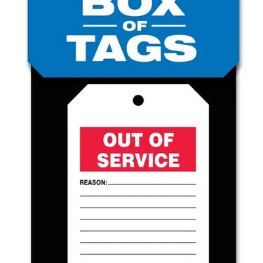 Box of Tags: Out Of Service – Lockout/Tagout
