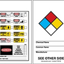 NFPA Safety Tag: Hazardous Material Warnings – Lockout/Tagout