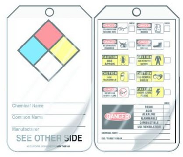 NFPA Safety Tag: Hazardous Material Warnings – Lockout/Tagout