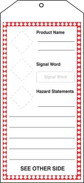 Safety Tag: GHS Jumbo Tags – Lockout/Tagout