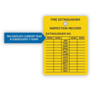 Fire Extinguisher Inspection Tag – Lockout/Tagout
