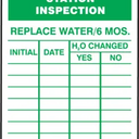 Jumbo Inspection Status Safety Tag: Eye Wash Station Inspection – Lockout/Tagout