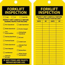 Jumbo Inspection Status Safety Tag: Forklift Inspection – Lockout/Tagout