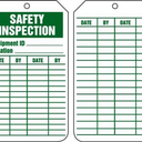 Equipment Status Safety Tag: Safety Inspection – Lockout/Tagout