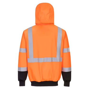 Portwest UB315 Class 3 Black Bottom Zip-Up Sweatshirt – Apparel