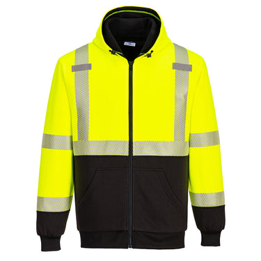 Portwest UB325 Class 3 Lined Zipper Hoodie