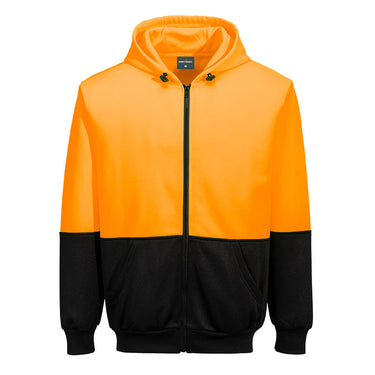 Portwest UB327 Non-ANSI Black Bottom Zipper Hoodie