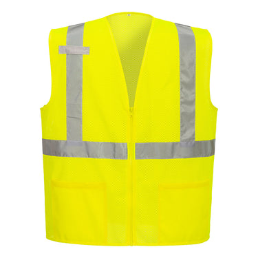 Portwest UC495 Class 2 Economy Zipper Safety Vest