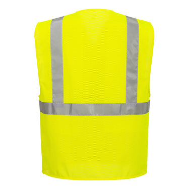 Portwest UC495 Class 2 Economy Zipper Safety Vest