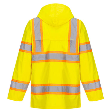 Portwest UH400 Class 3 Rain Jacket with Contrast