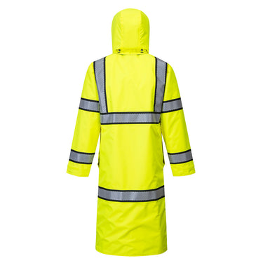 Portwest UH447 Reversible Class 3 Long 48" Rain Coat