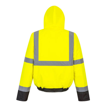 Portwest US363 Class 3 Black Bottom Bomber Jacket