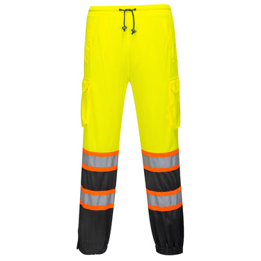 Portwest US388 Class E Black Bottom Mesh Over Pants