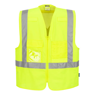 Portwest US398 Enhanced Visibility X-Back Safety Vest