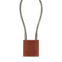 ABUS 72/30 Aluminum Safety Padlock with Steel Cable Shackle – Lockout/Tagout