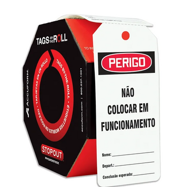 OSHA Perigo Tags By-The-Roll: Não Colocar Em Funcionamento – Lockout/Tagout