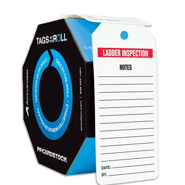 Tags By-The-Roll: Ladder Inspection – Lockout/Tagout