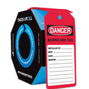 OSHA Danger Tags By-The-Roll: Barricade Tag (Red) – Lockout/Tagout